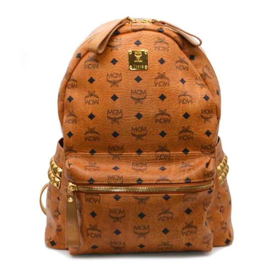 バッグ<br>MCM エムシーエム/ヴィセトススタッズレザーバッグパック/コニャック/MMK3AVE38CO001/J16**/ブランドバック/ABランク/89