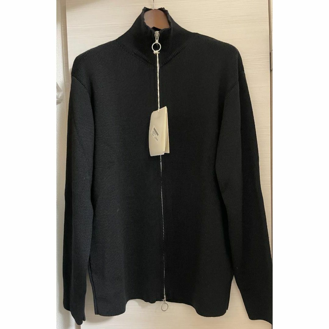 Maison Martin Margiela(マルタンマルジェラ)の新品 OUR LEGACY FUNICHAN SWEATER ZIP 黒 メンズのトップス(カーディガン)の商品写真