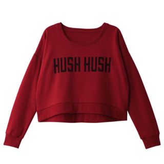 グレイル(GRL)のHUSH ショートトップス♡(トレーナー/スウェット)