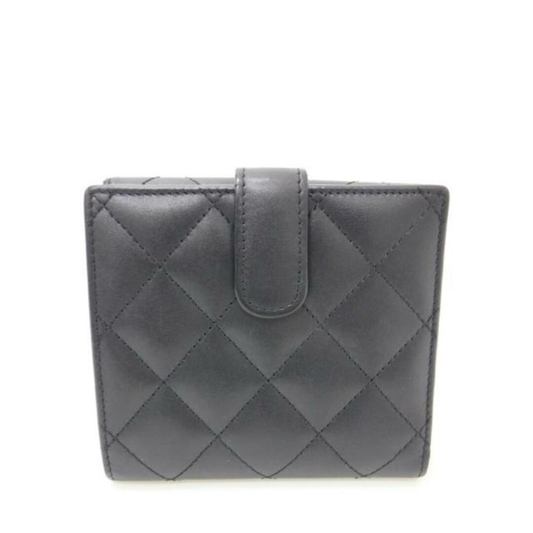 br>CHANEL シャネル/カンボンラインWホック2つ折り財布/シャネル/B