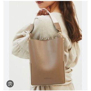 ランデブー(RANDEBOO)の【randeboo】Petit bucket bag ヌードベージュ(ショルダーバッグ)