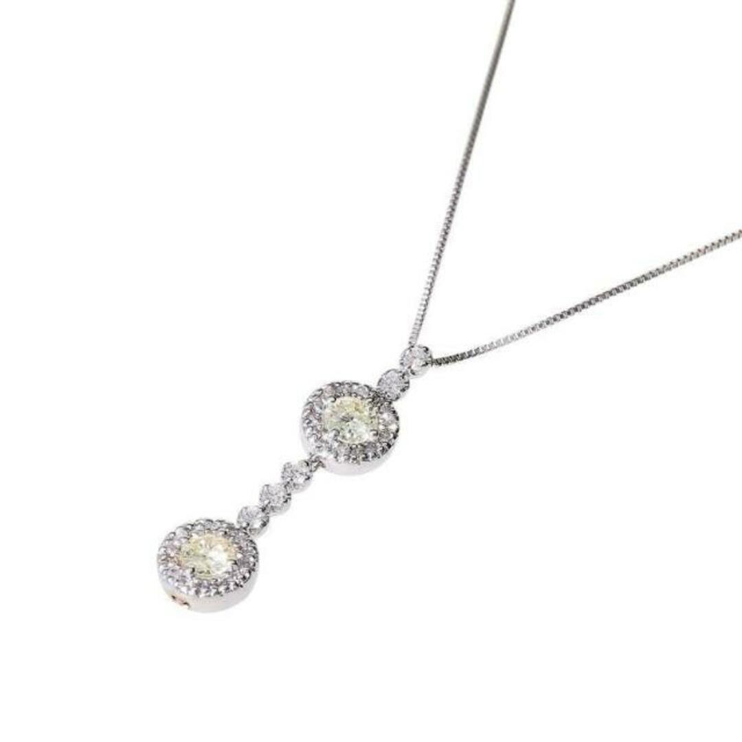 <br>K18WGダイヤネックレス0.28ct/ネックレス/Aランク/77