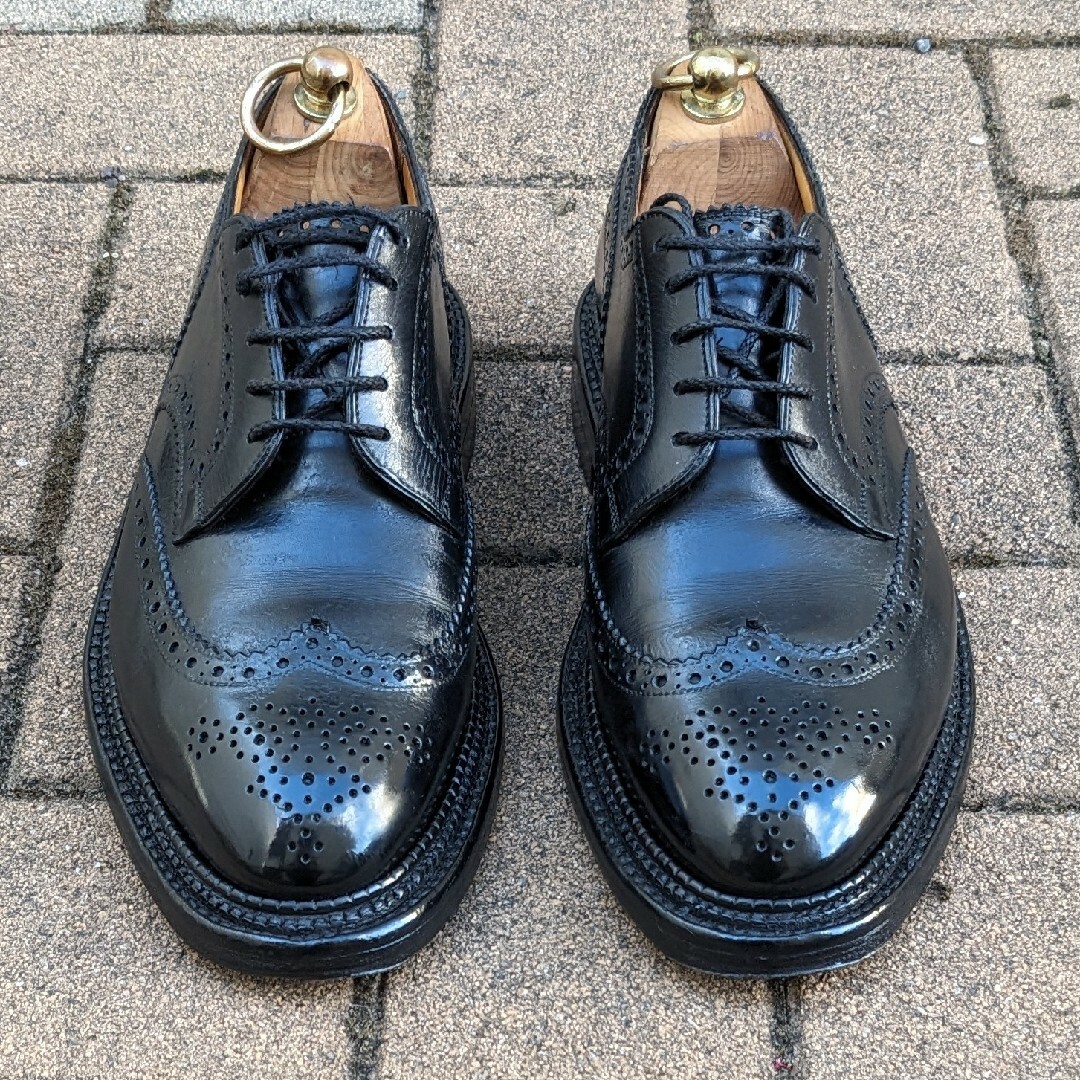 J.M. WESTON(ジェーエムウエストン)の【憧れの一足】旧ロゴj.m.weston590トリプルソールダービー6.5D メンズの靴/シューズ(ドレス/ビジネス)の商品写真