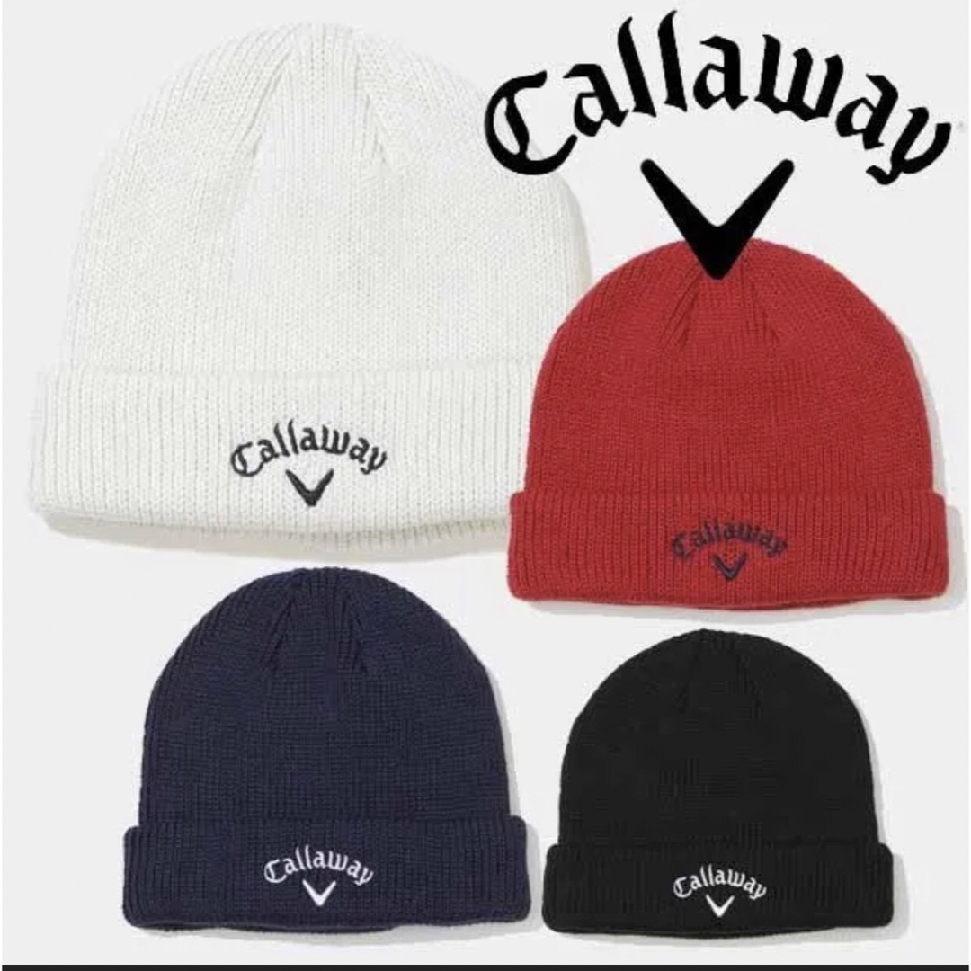 Callaway(キャロウェイ)のキャロウェイ ゴルフ ニット帽 TOUR BEANIE  22 JM  グレー メンズの帽子(ニット帽/ビーニー)の商品写真