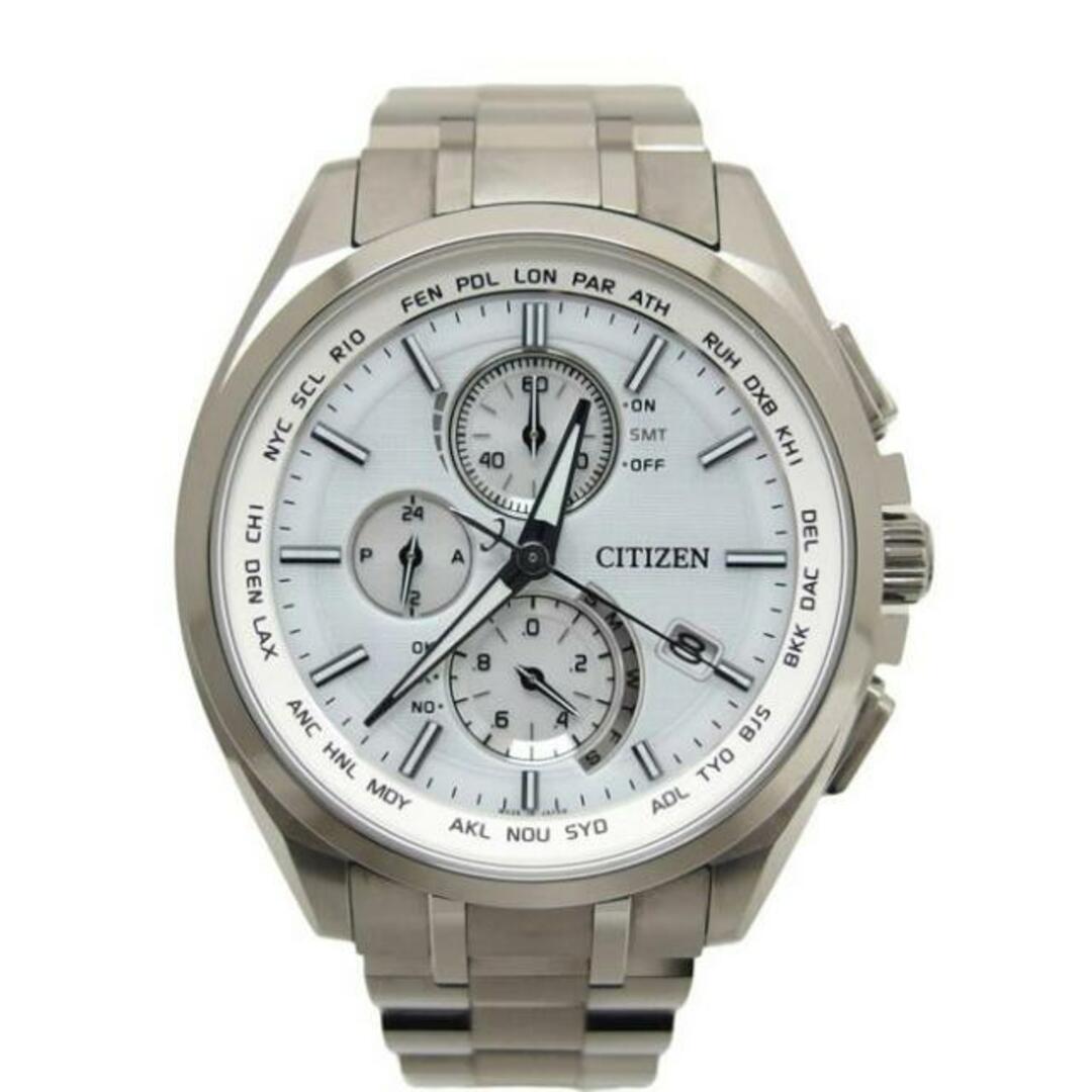 <br>CITIZEN  シチズン/アテッサ/スーパーチタニウム/クロノグラフ/エコドライブ/AT8040-57A(H804-T018696)/941******/メンズ時計/Aランク/04時計