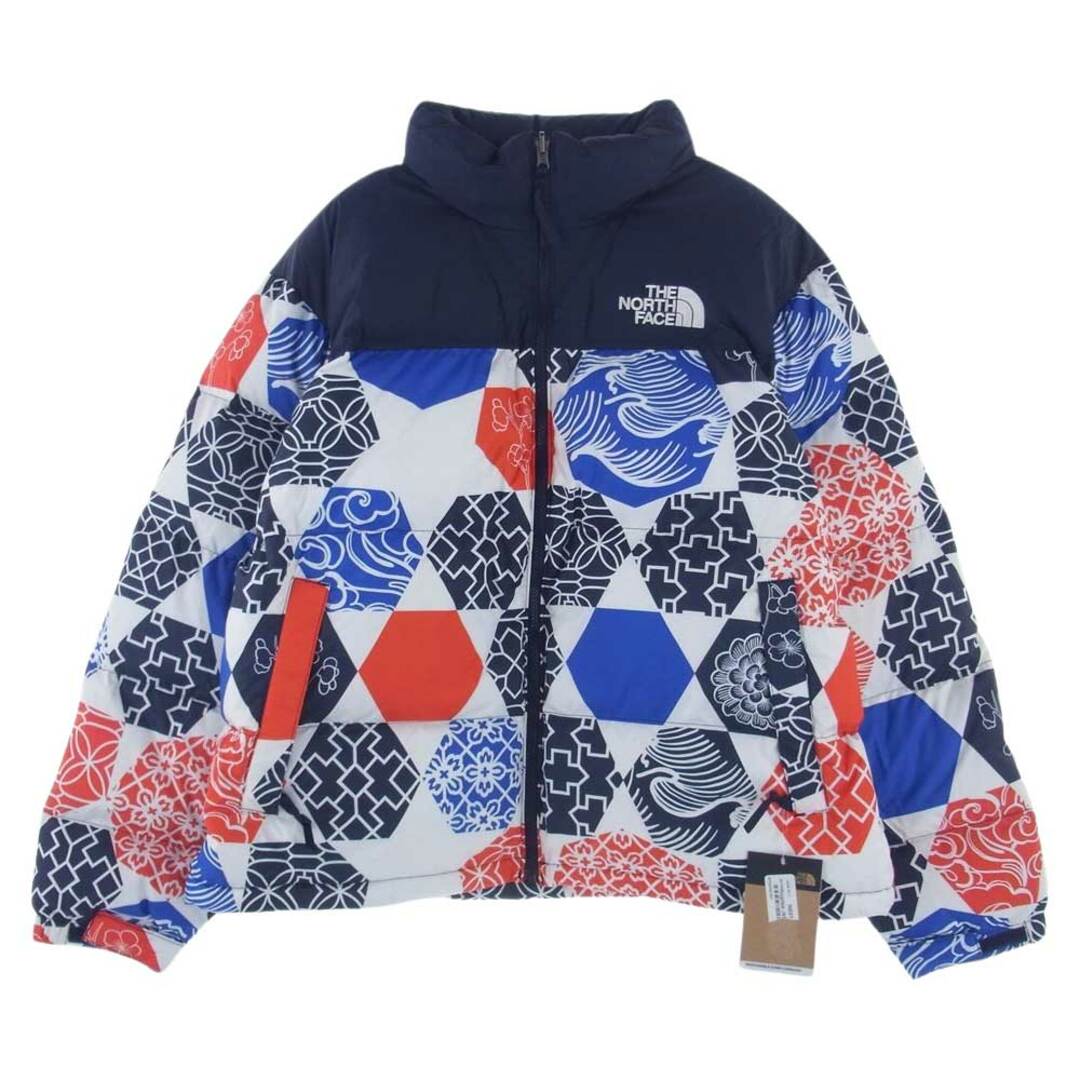 約67cm身幅THE NORTH FACE ノースフェイス ダウンジャケット NF0A5IX43H1 1996 Retro Nuptse IC Geo Print Jacket IC ジオ プリント レトロ ヌプシ ダウン ジャケット XL マルチカラー系 XL【新古品】【未使用】