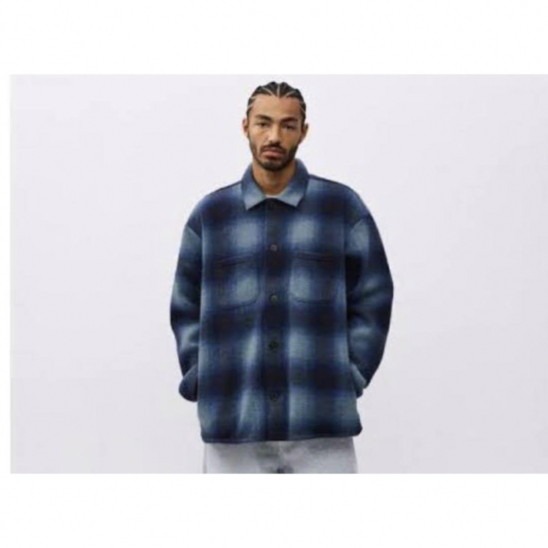 Supreme Shadow Plaid Fleece Shirt  our's