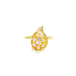 レディース<br>K18WGダイヤリング0.33ct/#12/リング/Aランク/88