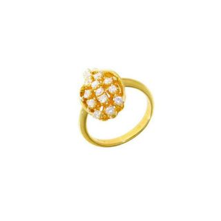 レディース<br>K18WGダイヤリング0.33ct/#12/リング/Aランク/88