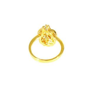 レディース<br>K18WGダイヤリング0.33ct/#12/リング/Aランク/88