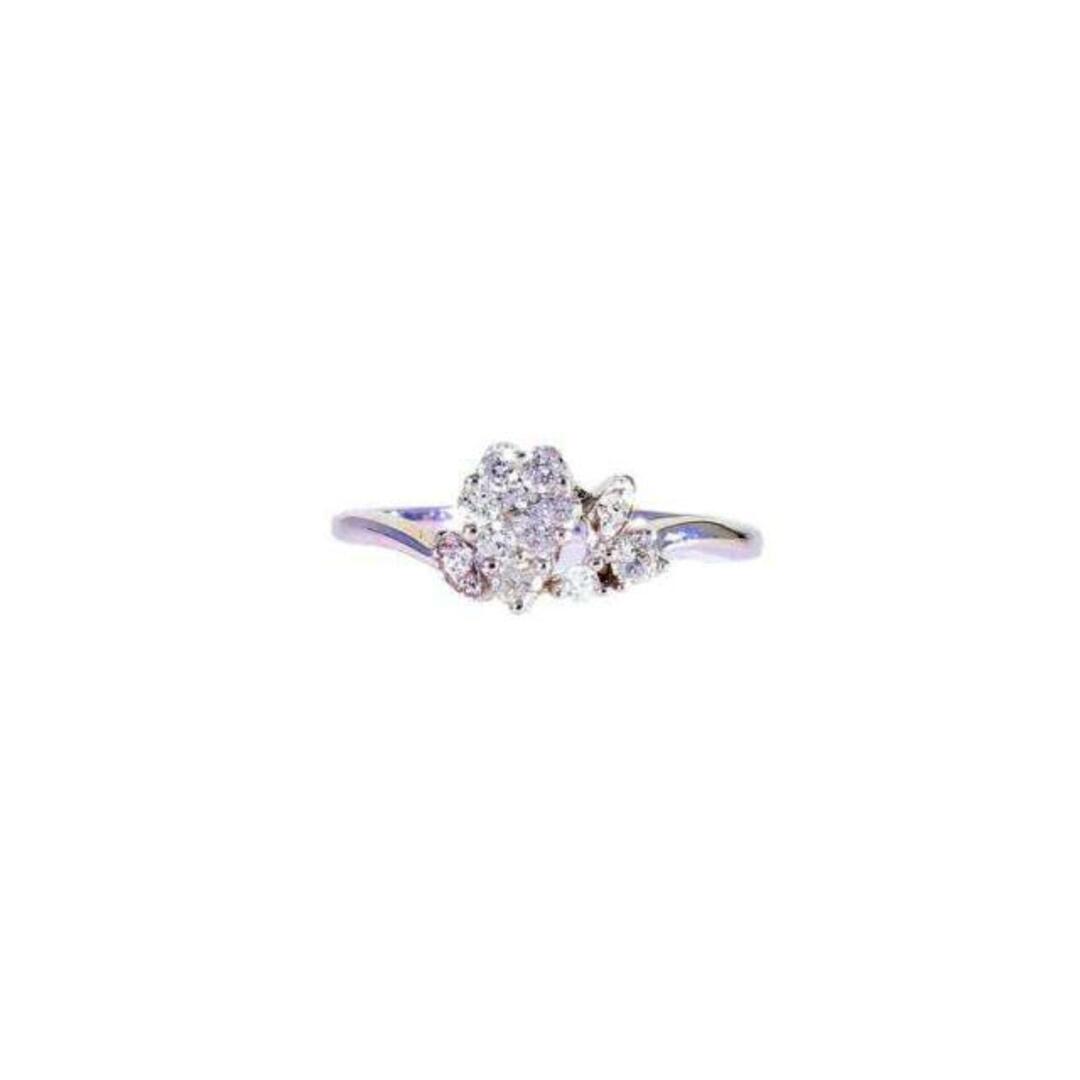 レディース<br>K18WGダイヤリング0.33ct/#12/リング/Aランク/88