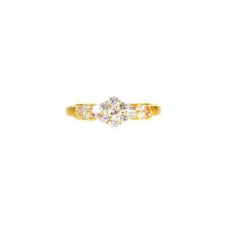 レディース<br>K18WGダイヤリング0.33ct/#12/リング/Aランク/88