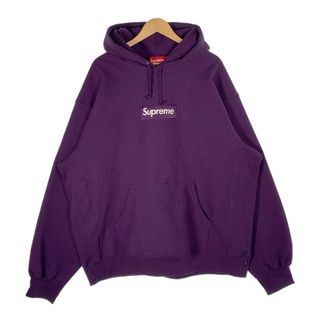 シュプリーム(Supreme)のSUPREME シュプリーム 23AW Box Logo Hooded Sweatshirt ボックスロゴ スウェットパーカー ダークパープル Size XXL(パーカー)