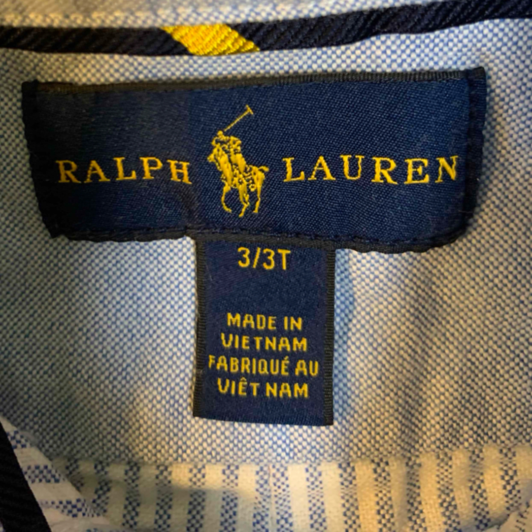 POLO RALPH LAUREN(ポロラルフローレン)のラルフローレン　ビッグポニーシャツ　3T キッズ/ベビー/マタニティのキッズ服男の子用(90cm~)(ブラウス)の商品写真