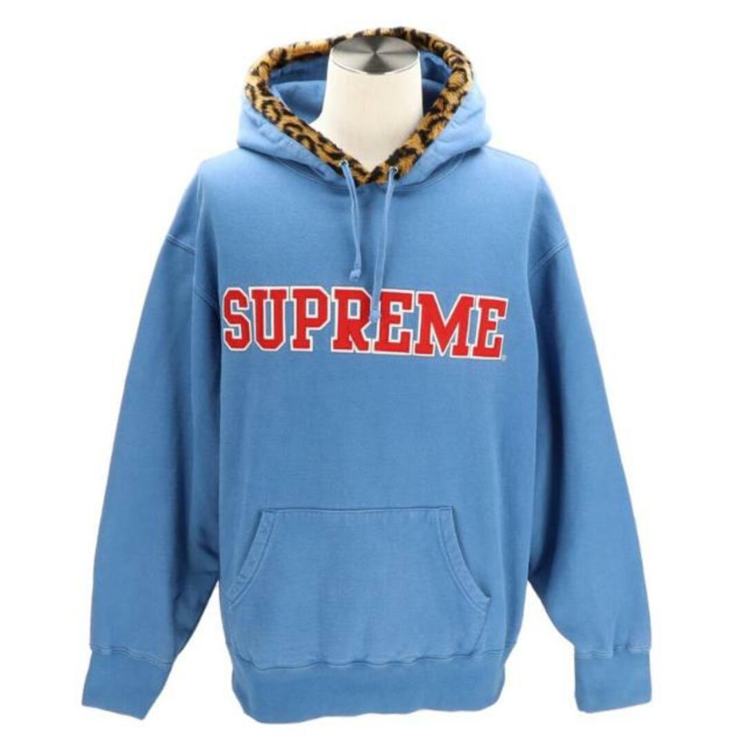 トップス<br>SUPREME  シュプリーム/SUPREME Leopard Trim Hooded Sweatshirt 21FW/M/メンズインナー/Bランク/75