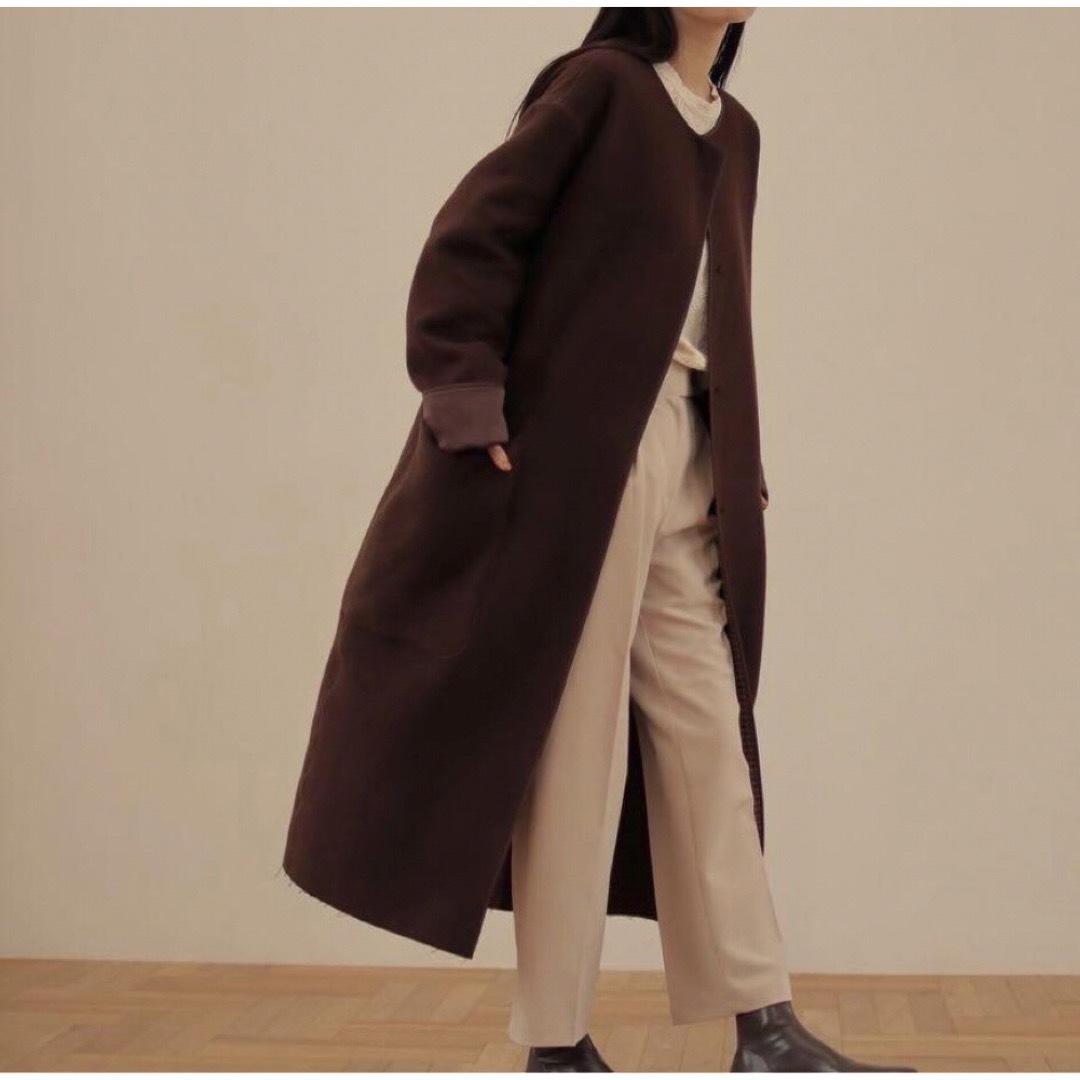 新品タグ付きI_am  reversible wool long coat レディースのジャケット/アウター(ロングコート)の商品写真