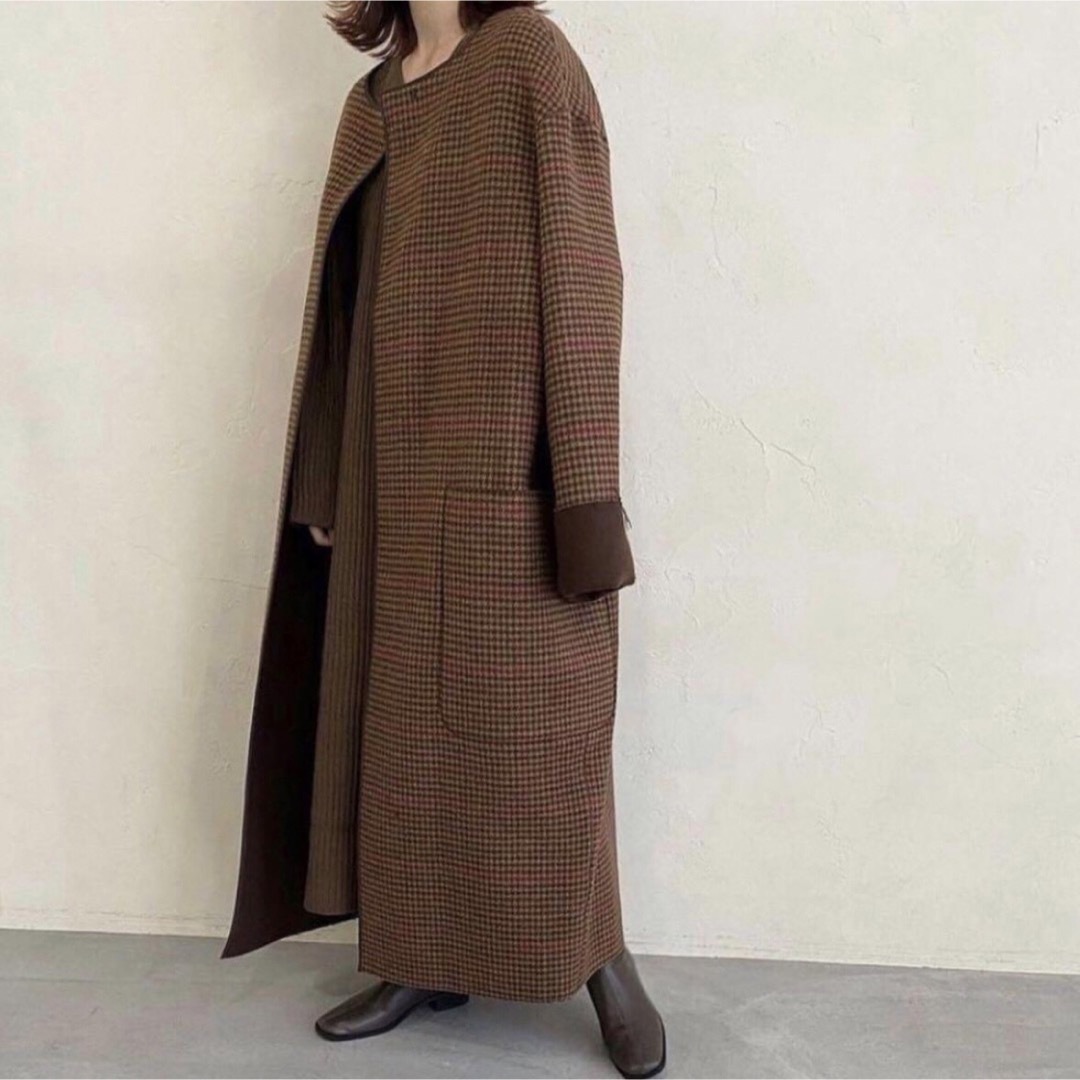 新品タグ付きI_am  reversible wool long coat レディースのジャケット/アウター(ロングコート)の商品写真