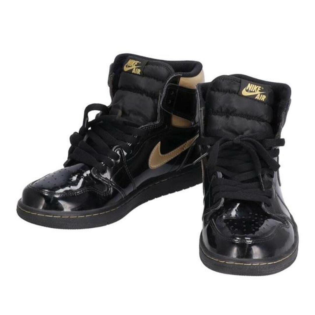 <br>NIKE ナイキ/AIR JORDAN 1 RETRO HIGH OG/27.5cm/ブラック×メタリックゴールド/555088-032/27.5/メンズスシューズ/Bランク/01【中古】 メンズの靴/シューズ(スニーカー)の商品写真