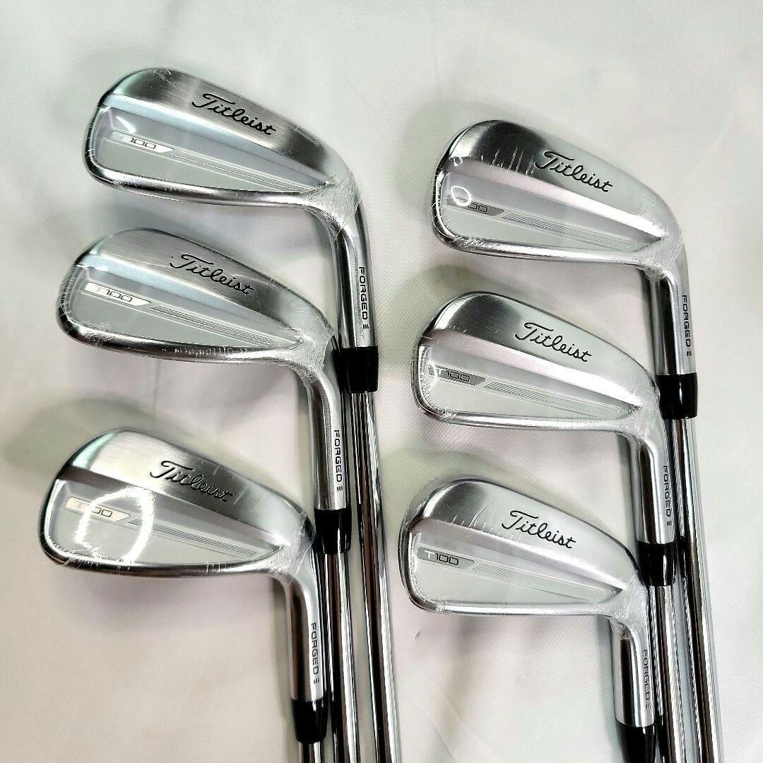 Titleist(タイトリスト)の最新！タイトリスト2023年 T100アイアン　6本SET DG S200 スポーツ/アウトドアのゴルフ(クラブ)の商品写真