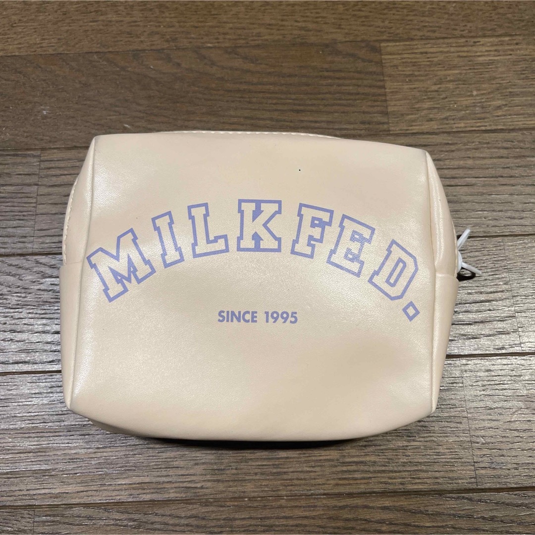 MILKFED.(ミルクフェド)の【milkfed.】ミルクフェドバイカラーポーチ レディースのファッション小物(ポーチ)の商品写真