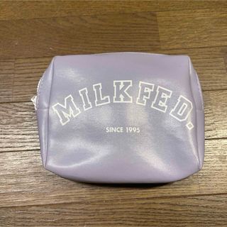 ミルクフェド(MILKFED.)の【milkfed.】ミルクフェドバイカラーポーチ(ポーチ)