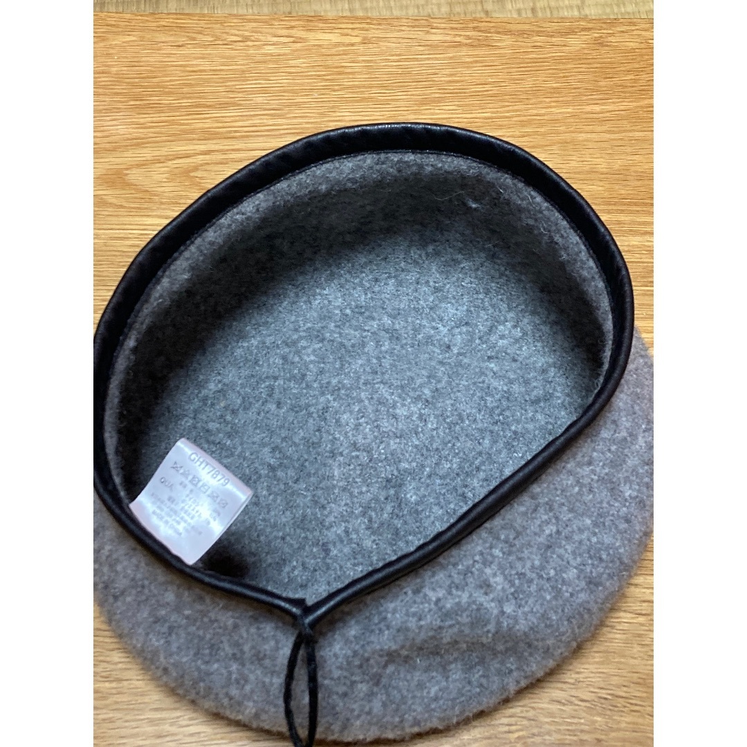 ウール　ベレー帽 レディースの帽子(ハンチング/ベレー帽)の商品写真