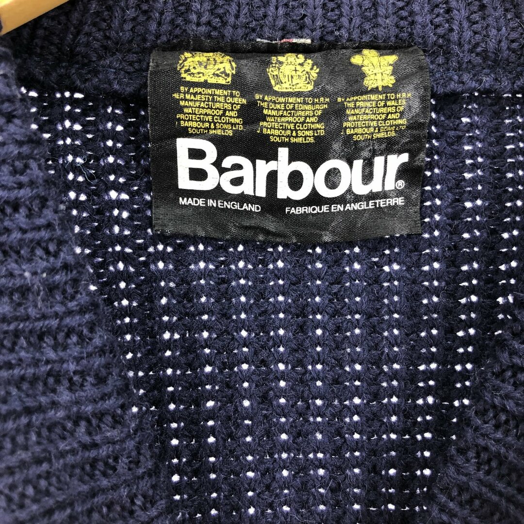 Barbour(バーブァー)の古着 00年代 バブアー Barbour 3ワラント ウールニットセーター メンズL /eaa407293 メンズのトップス(ニット/セーター)の商品写真