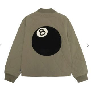 ステューシー(STUSSY)のSTUSSY 8BALL QUILTED LINER JACKET Olive (ブルゾン)