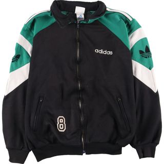 アディダス(adidas)の古着 90年代 アディダス adidas トレフォイルロゴ ジャージ トラックジャケット メンズM ヴィンテージ /eaa407792(その他)