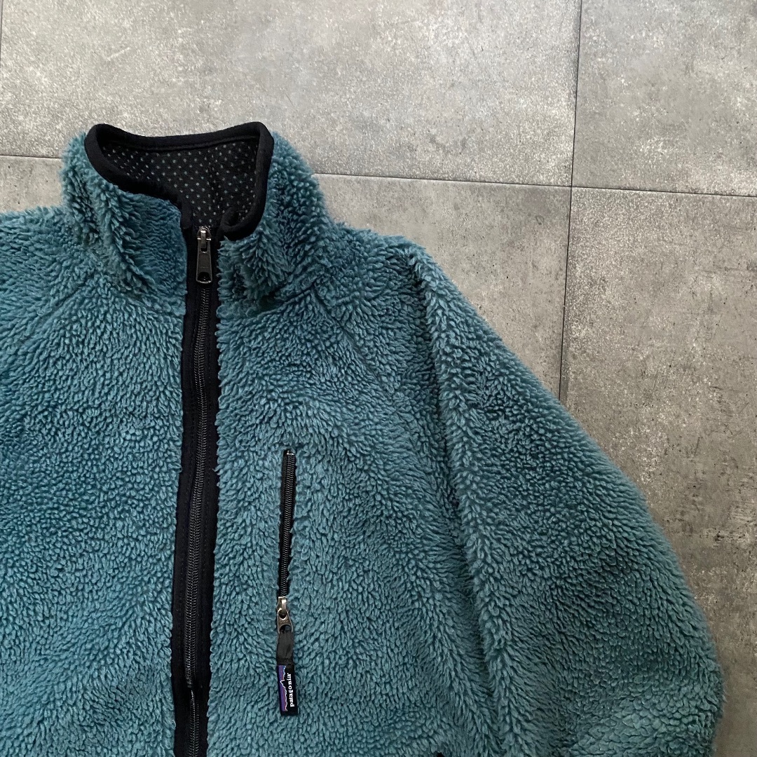 patagonia(パタゴニア)の90s パタゴニア フリースジャケット USA製 XS グリーン メンズのジャケット/アウター(ブルゾン)の商品写真