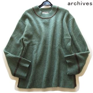 アルシーヴ(archives)のchikarin様専用◆新品archives配色ラインルーズリブニット＋他1点(ニット/セーター)