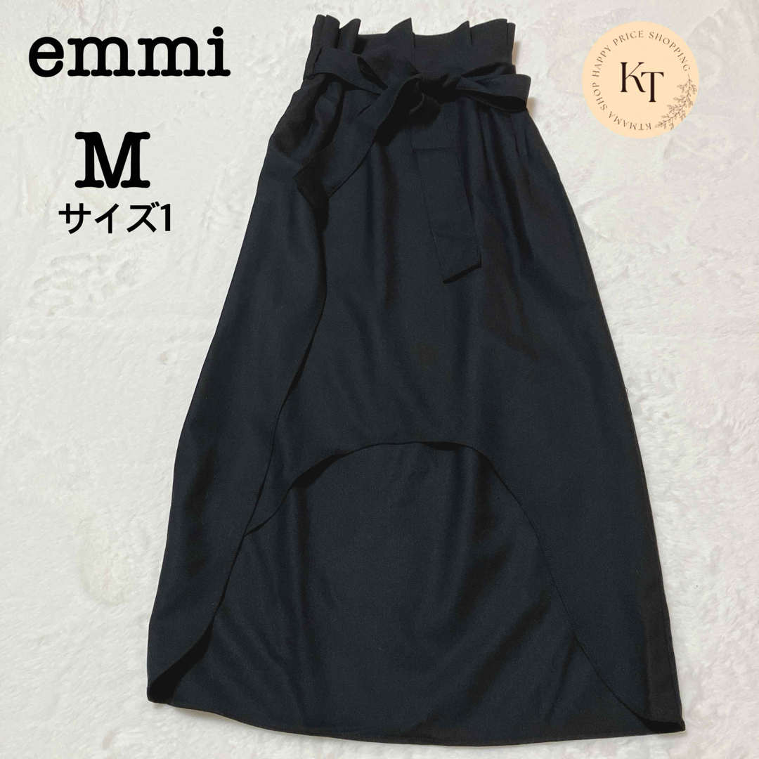 emmi - 【美品】エミ 変形 スカート ロングスカート ウエストリボン ...