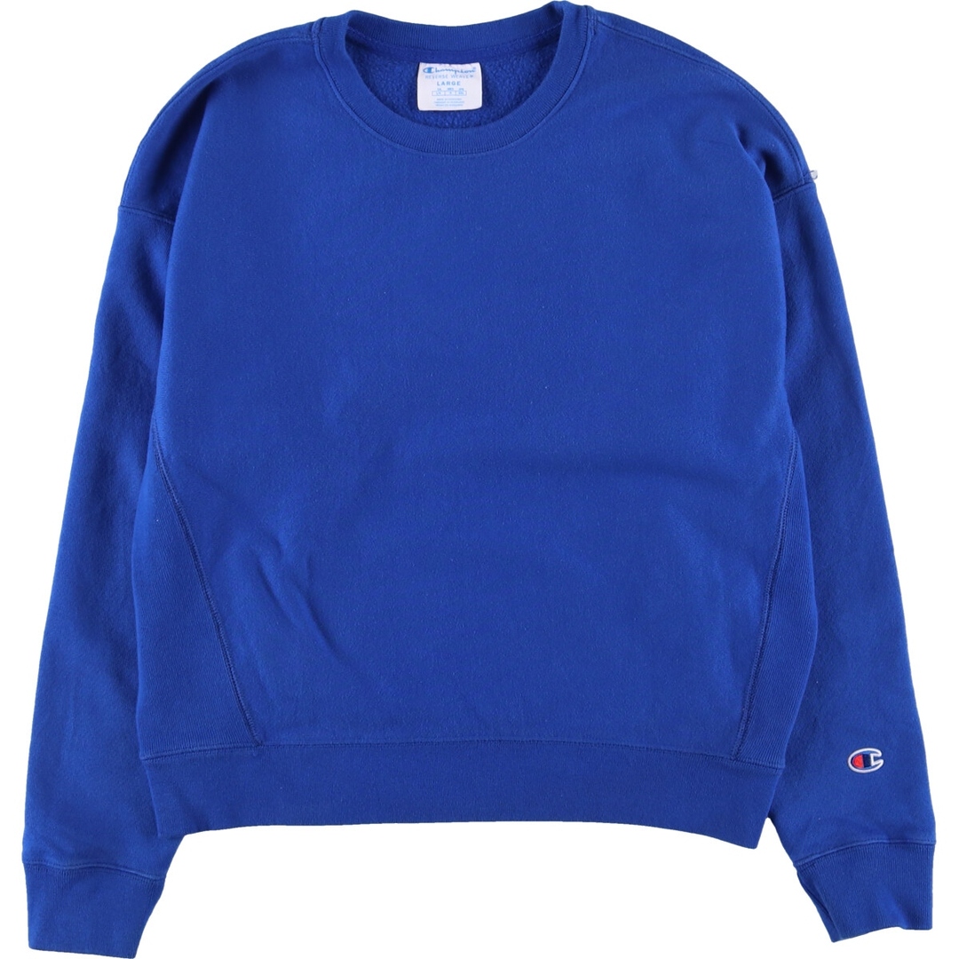 Champion(チャンピオン)の古着 チャンピオン Champion リバースウィーブ 復刻 単色タグ 無地 ブランクスウェットシャツ トレーナー レディースL /eaa405913 レディースのトップス(トレーナー/スウェット)の商品写真