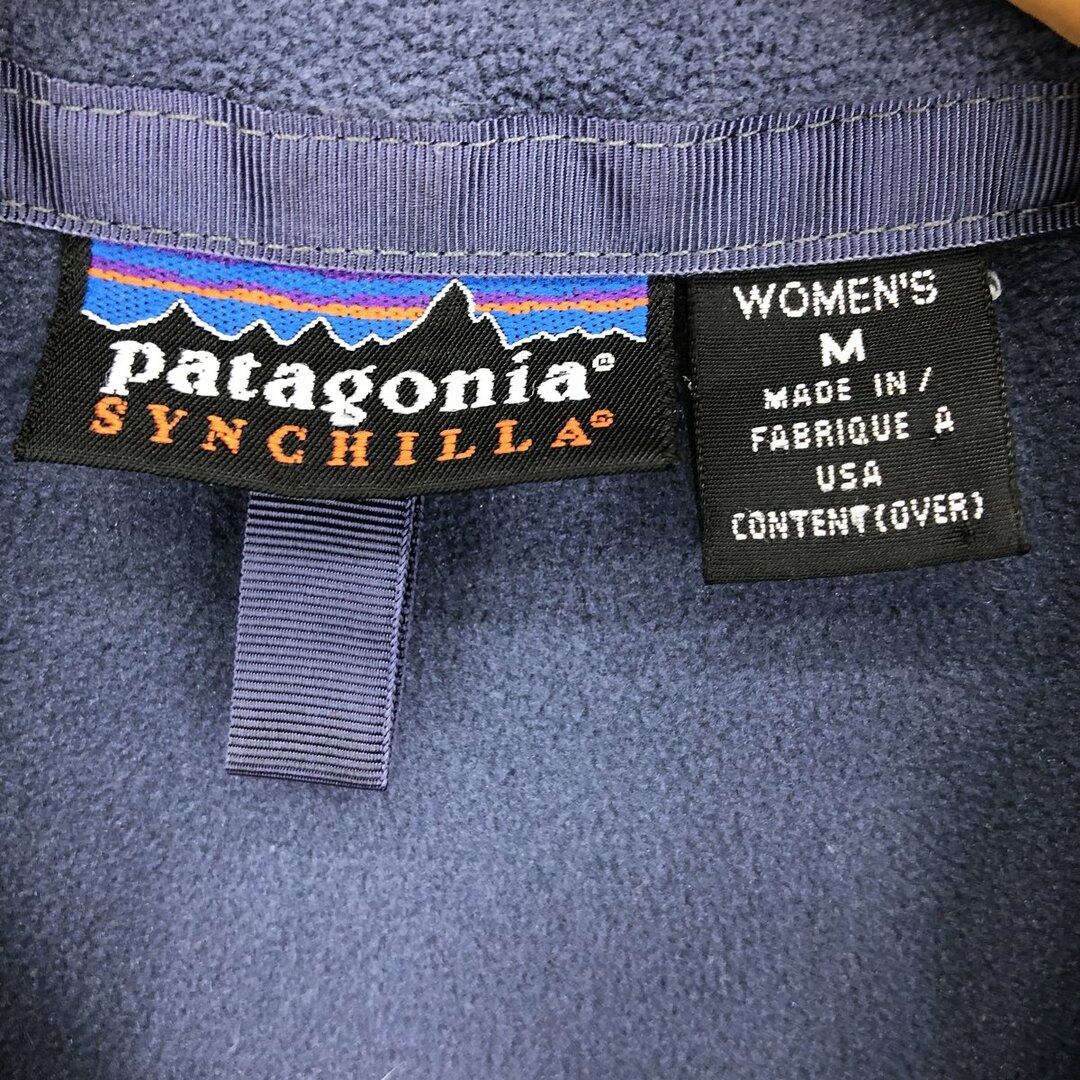 patagonia(パタゴニア)の古着 02年製 パタゴニア Patagonia SYNCHILLA ELL シンチラ 28360 FA02 フリースジャケット USA製 レディースM /eaa406288 レディースのジャケット/アウター(その他)の商品写真