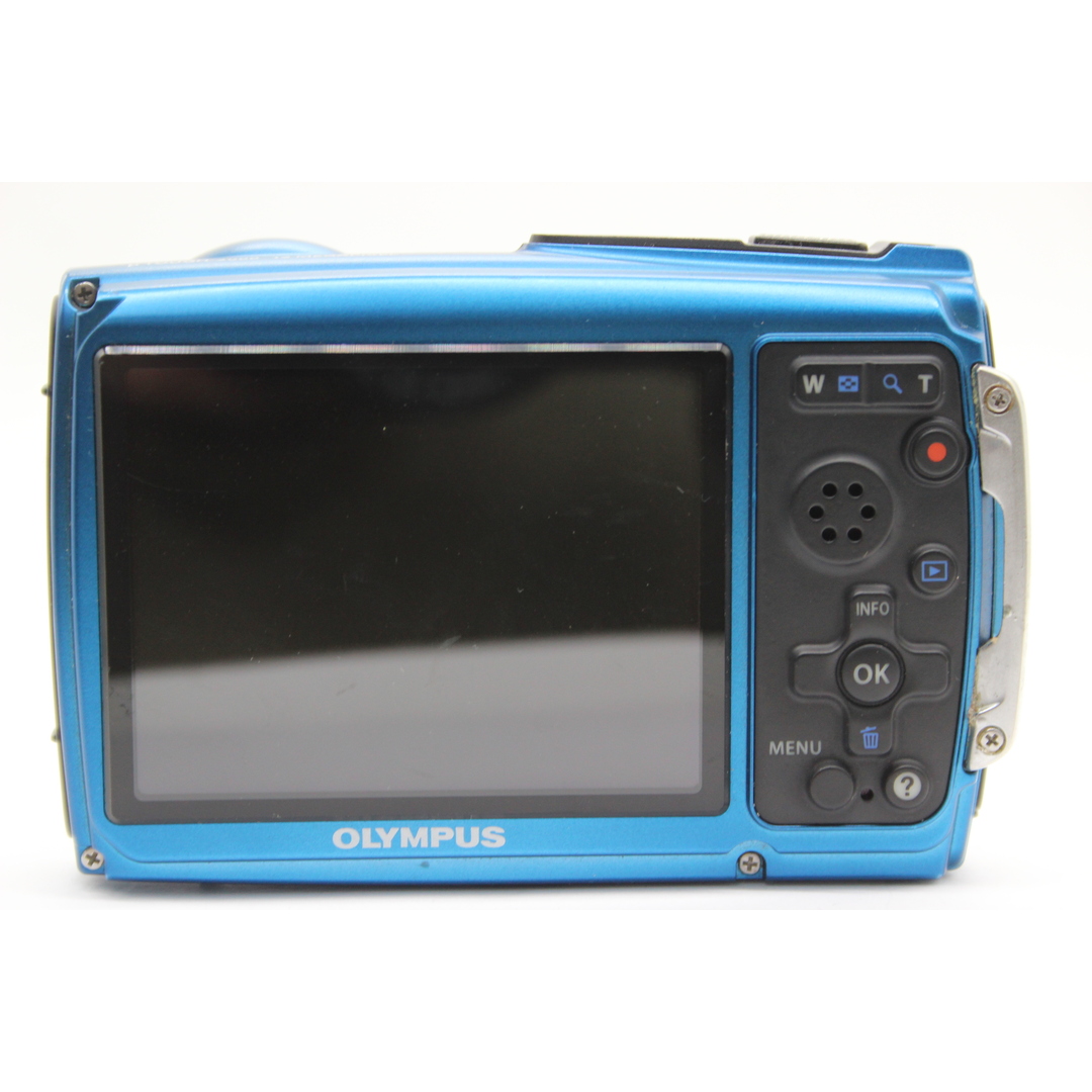 【美品 返品保証】 オリンパス Olympus μ Tough-3000 ブルー 3.6x バッテリー付き コンパクトデジタルカメラ  s4874 スマホ/家電/カメラのカメラ(コンパクトデジタルカメラ)の商品写真