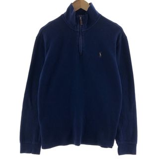 ラルフローレン(Ralph Lauren)の古着 ラルフローレン Ralph Lauren POLO RALPH LAUREN コットンニットハーフジップセーター メンズM /eaa380869(ニット/セーター)