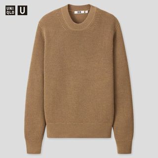 ユニクロ(UNIQLO)のユニクロU リブクルーネックセーター（長袖）(ニット/セーター)