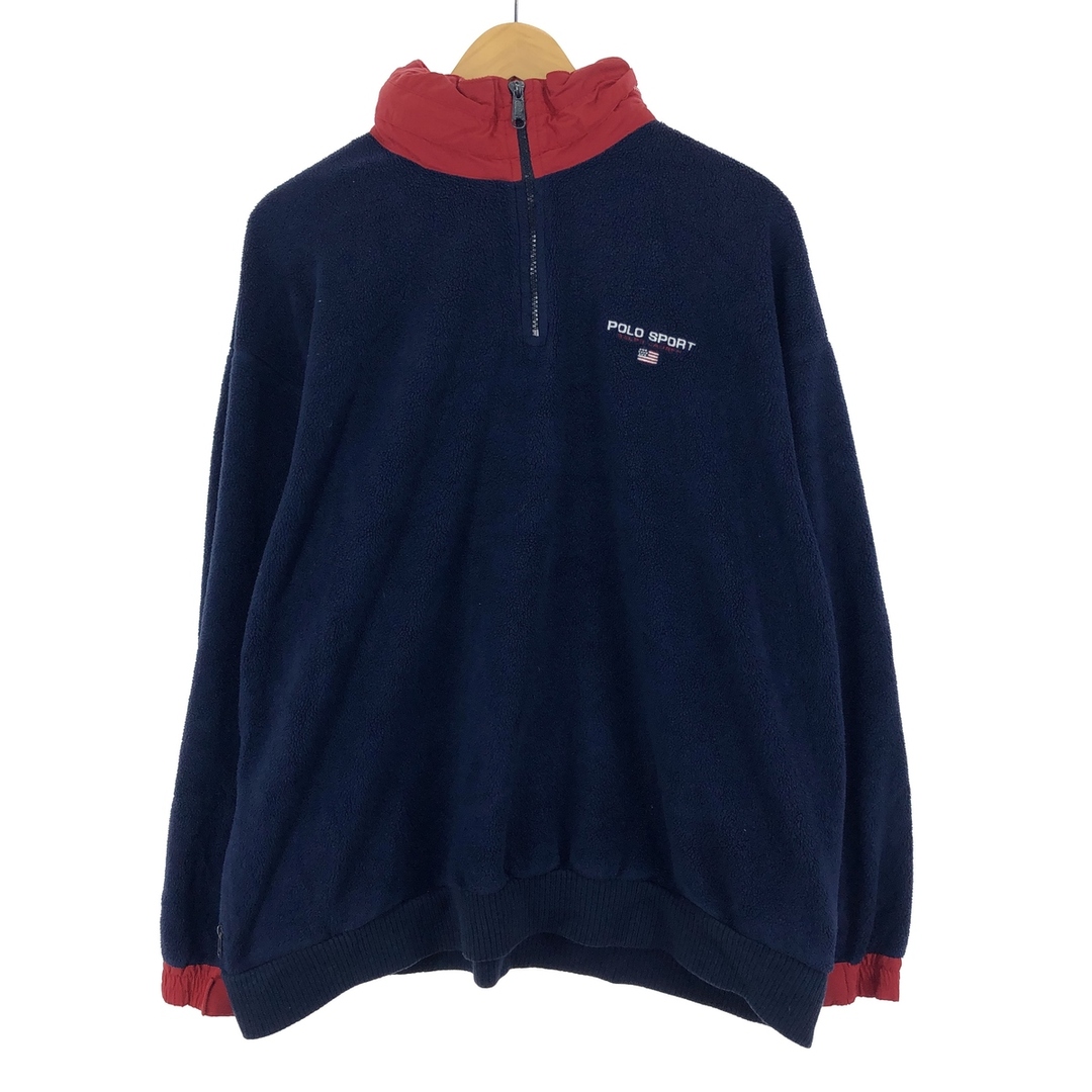 Ralph Lauren(ラルフローレン)の古着 ラルフローレン Ralph Lauren POLO SPORT ポロスポーツ フリースプルオーバー レディースL ヴィンテージ /eaa406295 レディースのジャケット/アウター(その他)の商品写真