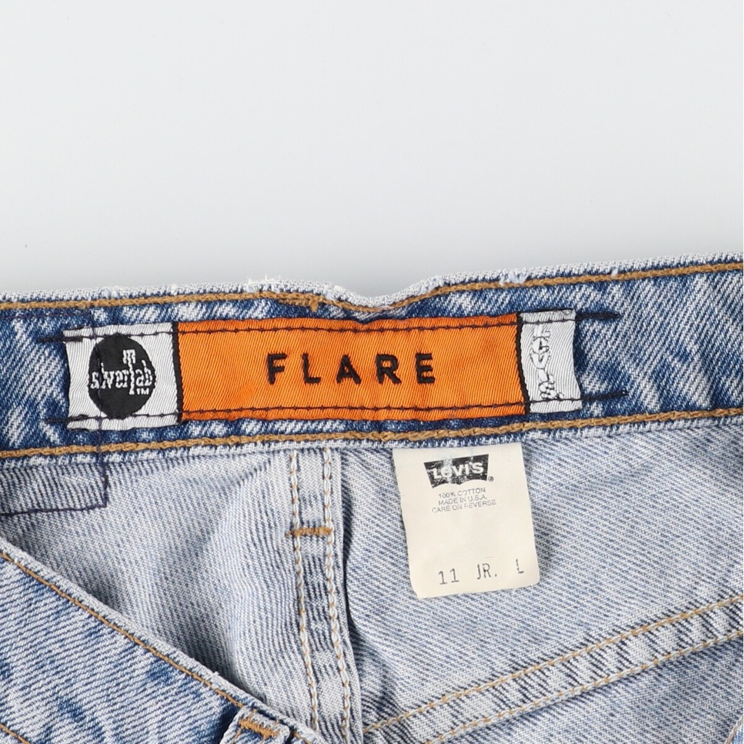 Levi's(リーバイス)の古着 90年代 リーバイス Levi's SILVER TAB シルバータブ FLARE フレアカットデニムパンツ USA製 レディースL(w30) ヴィンテージ /eaa405670 レディースのパンツ(デニム/ジーンズ)の商品写真