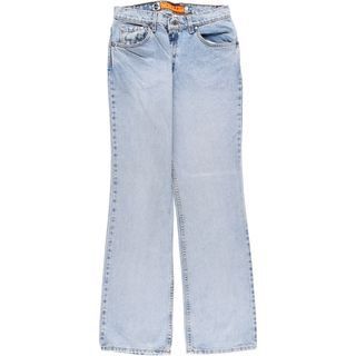 リーバイス(Levi's)の古着 90年代 リーバイス Levi's SILVER TAB シルバータブ FLARE フレアカットデニムパンツ USA製 レディースL(w30) ヴィンテージ /eaa405670(デニム/ジーンズ)