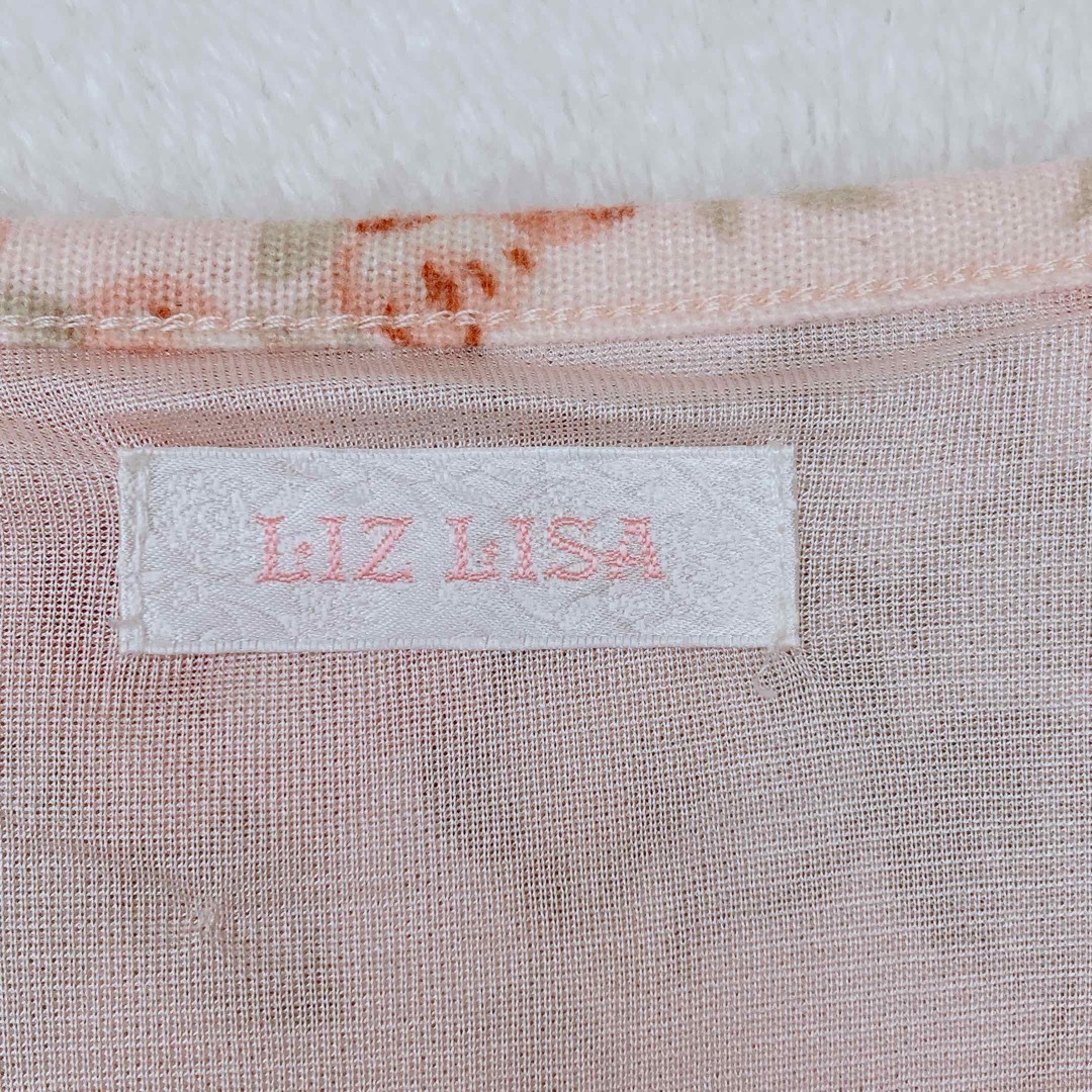 LIZ LISA(リズリサ)のリズリサ 総柄 薔薇柄 花柄 長袖 チュニック ワンピース F LIZ LISA レディースのワンピース(ひざ丈ワンピース)の商品写真