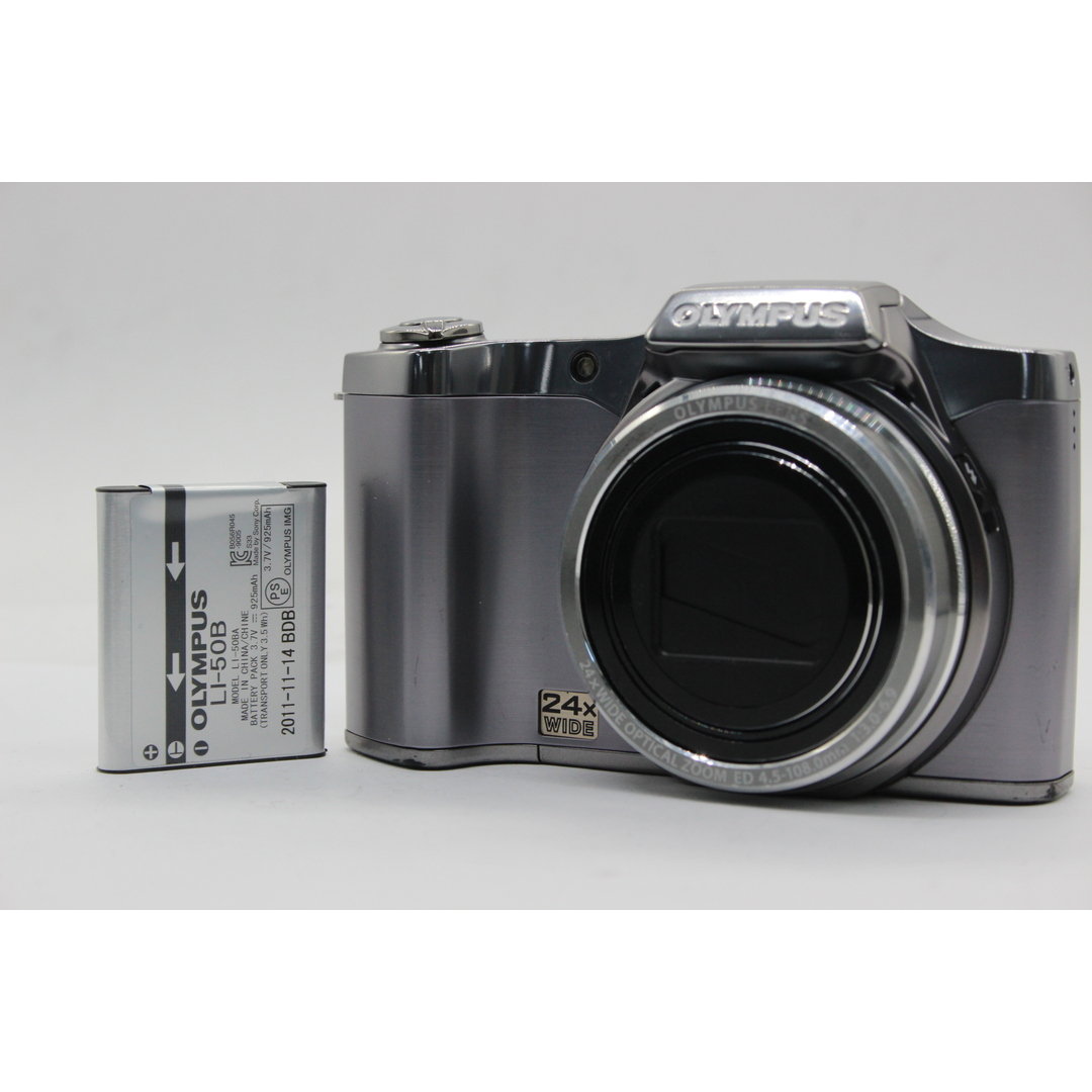 【返品保証】 オリンパス Olympus SZ-14 24x Wide バッテリー付き コンパクトデジタルカメラ  s4883