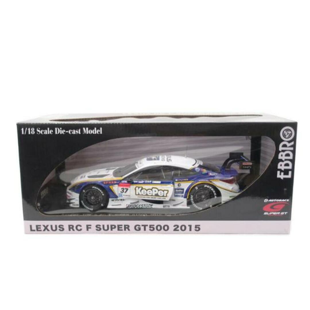 エンタメ/ホビーEBBRO エブロ/1/18 KeePer TOM`S RC F SUPER GT500 2015 Rd.1 Okayama Winner #37/81027/ホビー用品/Aランク/69