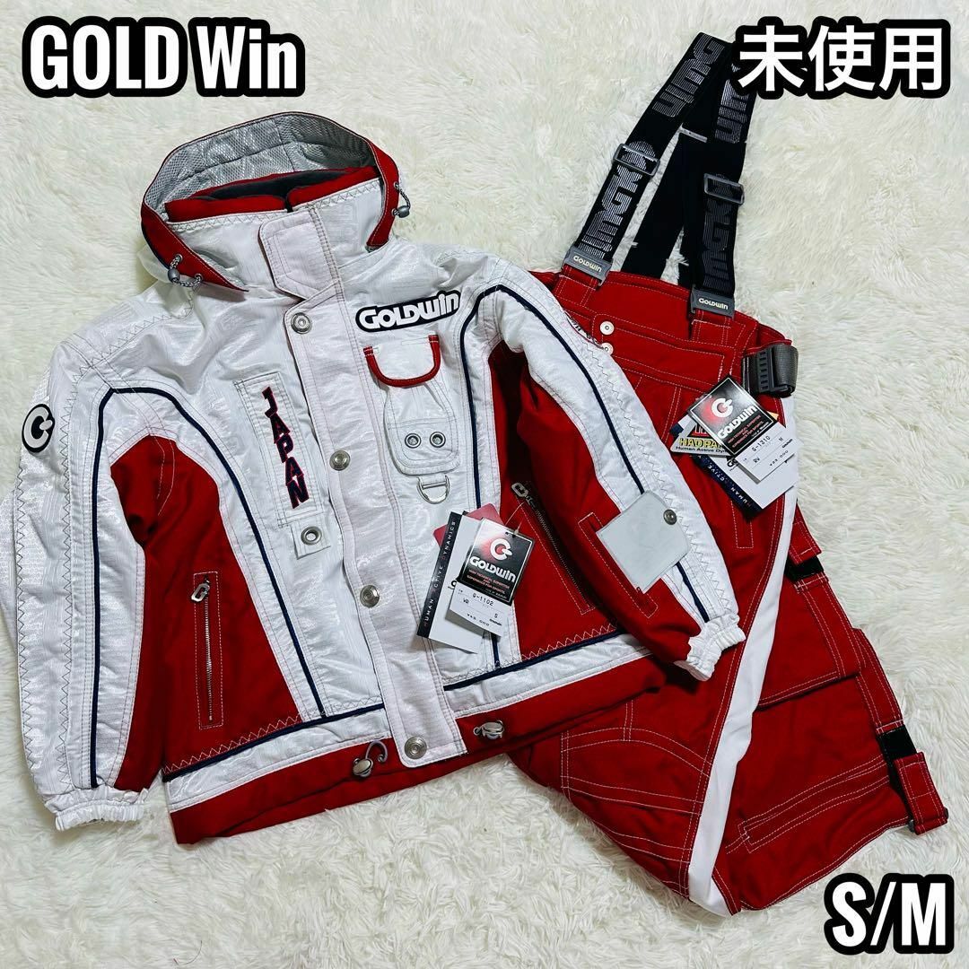 タグ付き】GOLD Win スキーウェア セットアップ JAPANロゴ M タグ付き】GOLD Win スキーウェア セットアップ JAPANロゴ M