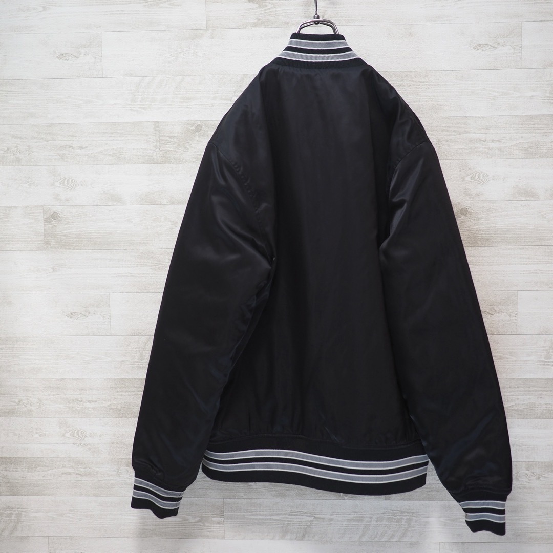 COOTIE(クーティー)のCOOTIE 16AW Ballgame Satin Jacket -Blk/L メンズのジャケット/アウター(スタジャン)の商品写真