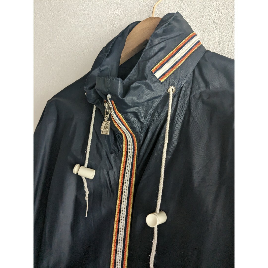 K-WAY(ケイウェイ)のSALE K-WAY NYLON ZIP BLOUSON NAVY メンズのジャケット/アウター(ナイロンジャケット)の商品写真