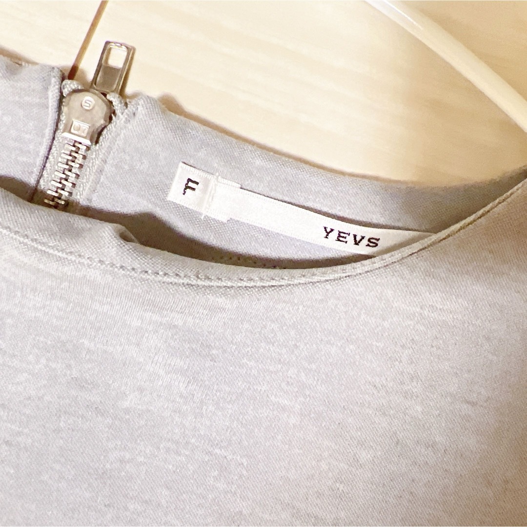 YEVS(イーブス)のYEVS イーブス　袖デザインワンピース レディースのワンピース(ひざ丈ワンピース)の商品写真