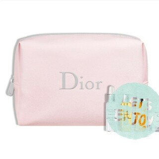ディオール(Dior)のDior ディオール ノベルティー ポーチ ピンク ソフトレザー風(ポーチ)
