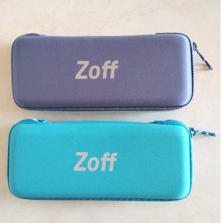 ゾフ(Zoff)のzoff メガネケース　2個セット（新品未使用）(サングラス/メガネ)