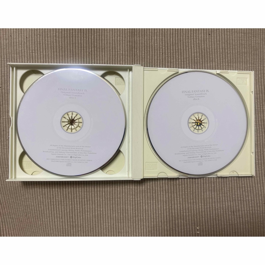 SQUARE(スクエア)のFINAL FANTASY 9 サウンドトラック エンタメ/ホビーのCD(ゲーム音楽)の商品写真